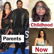 Nysa Devgan & her family
