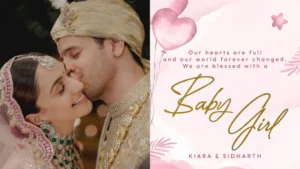 Kiara Advani and Sidharth Malhotra Welcome a baby girl