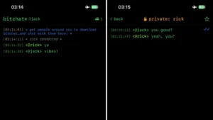 BitChat operates over Bluetooth Low Energy (BLE)