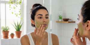 Remove upper lip pigmentation with Aloevera gel