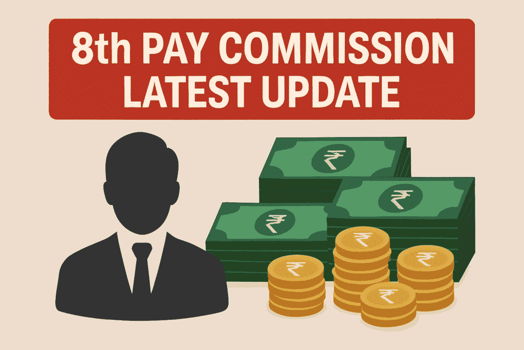 8th Pay Commission Latest Update : केंद्रीय कर्मचारियों के लिए खुशखबरी! संसद में सरकार की बड़ी घोषणा