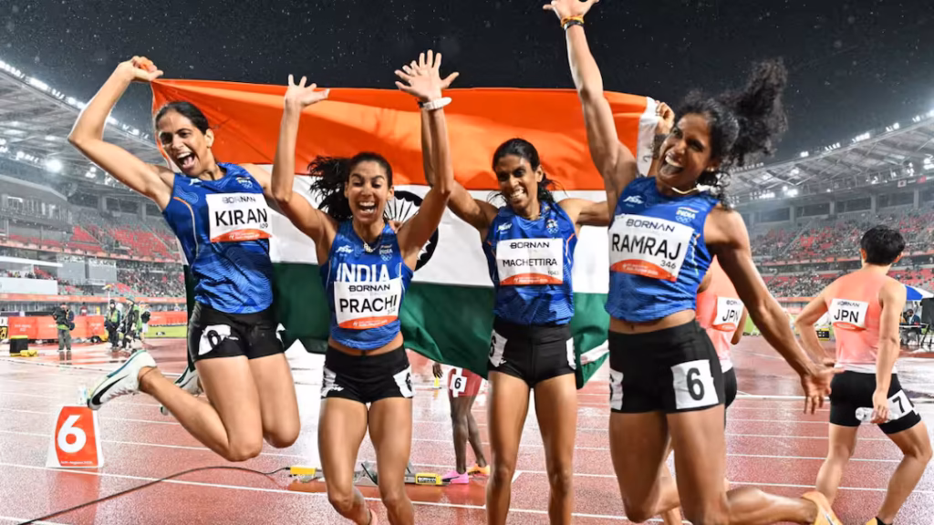 Indian Women Athletes in Asian Games 2026 : भारत ने जीता छठा गोल्ड, एथलेटिक्स में बेटियों का शानदार प्रदर्शन