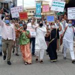 પેટ્રોલ-ડિઝલના અસહ્ય ભાવવધારા સામે સાબરકાંઠામાં કોંગ્રેસનુ હલ્લાબોલ