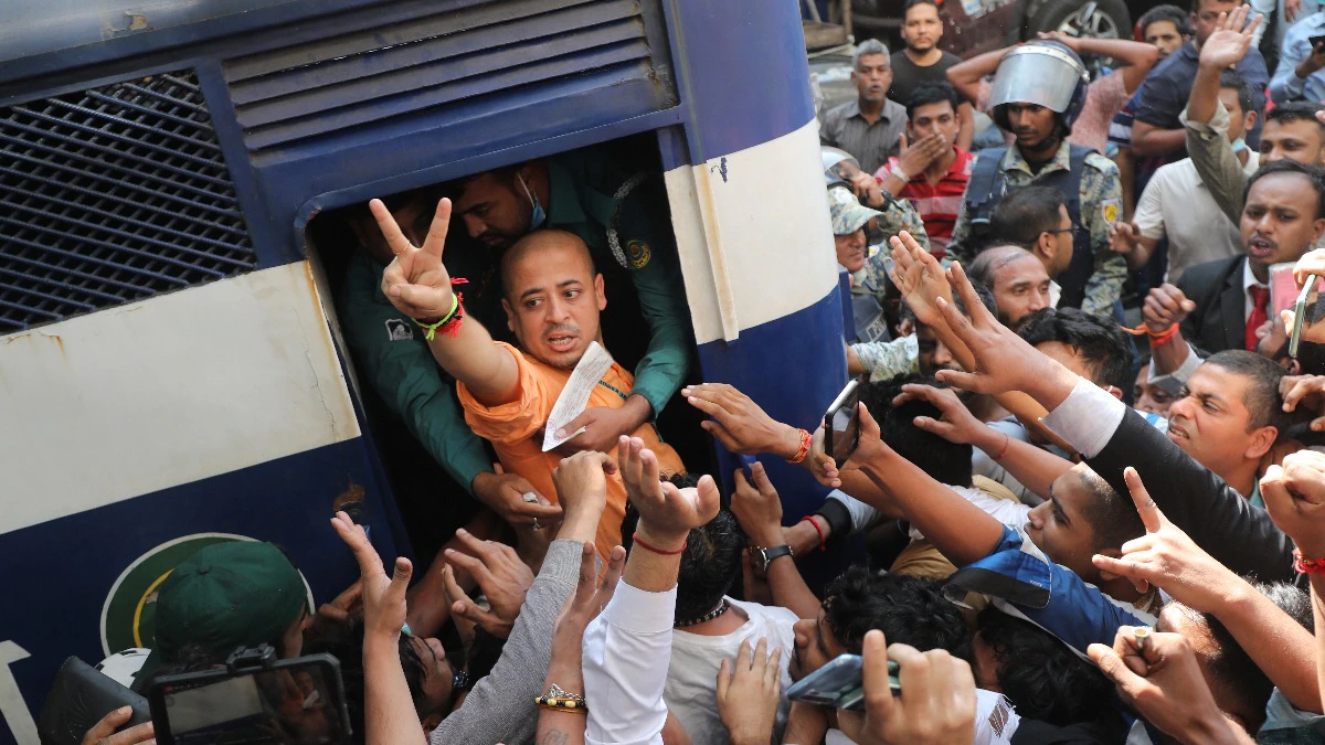 Arrest of Chinmoy Das