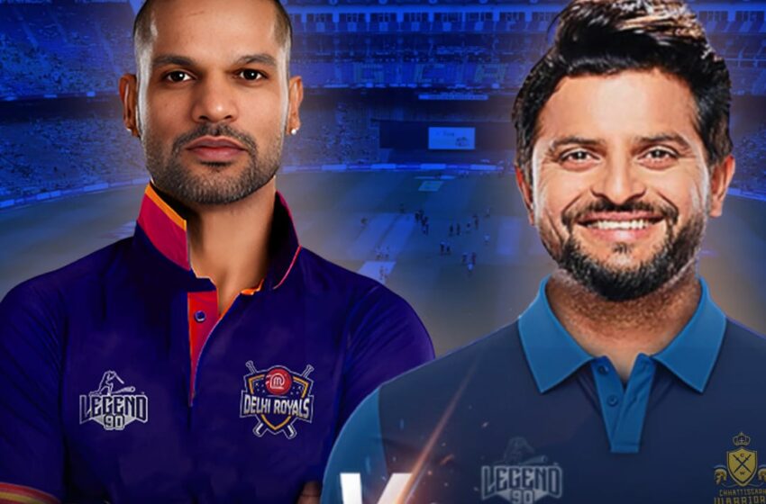  Raina vs Dhawan on card as Chhattisgarh Warriors face Delhi Royals in Legend 90 League opener on February 6