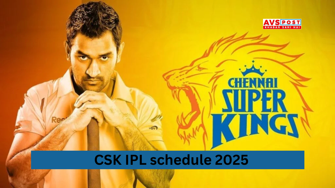 CSK IPL schedule