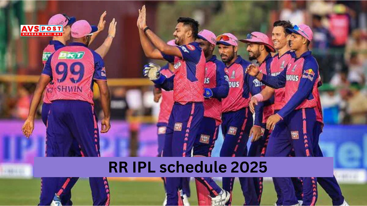 RR IPL schedule