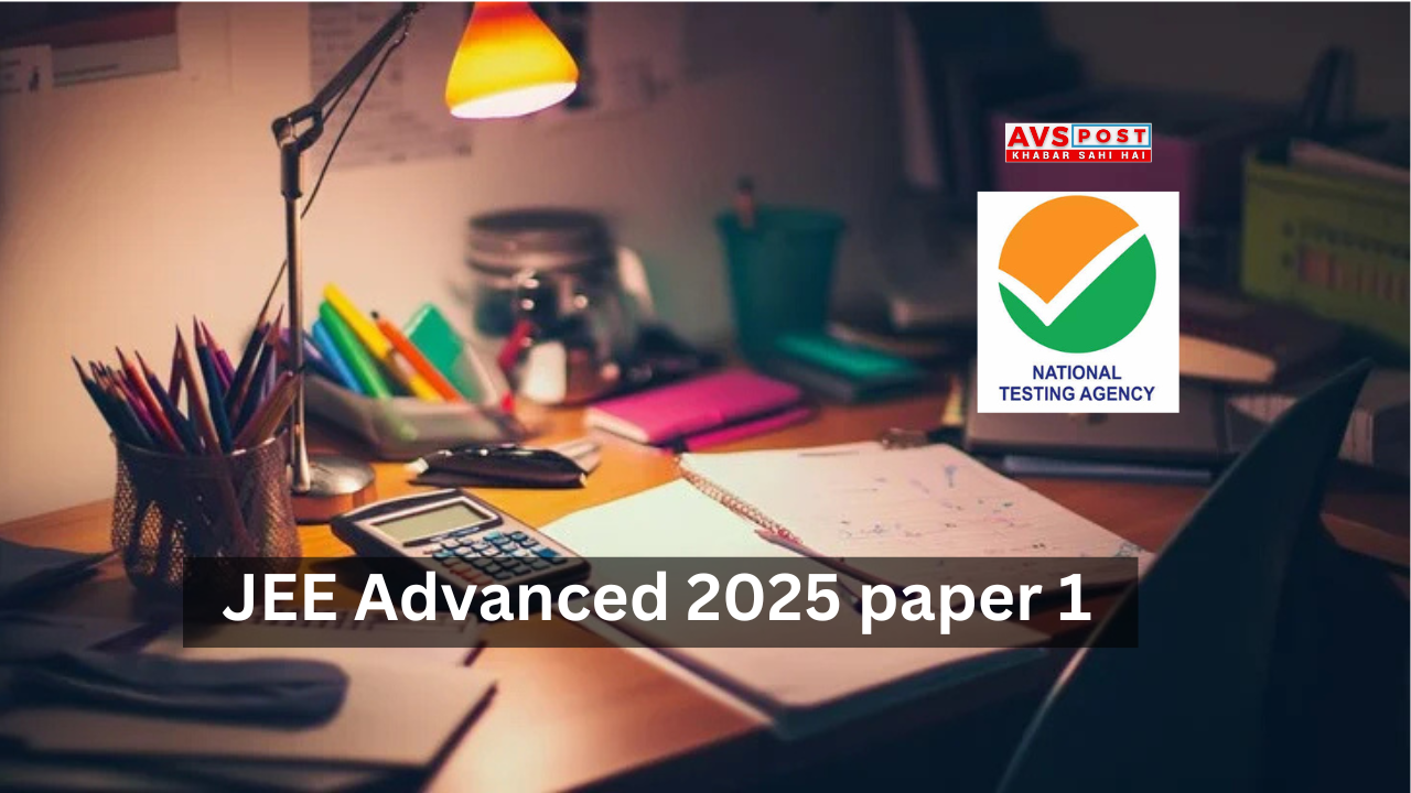JEE Advanced 2025 paper 1