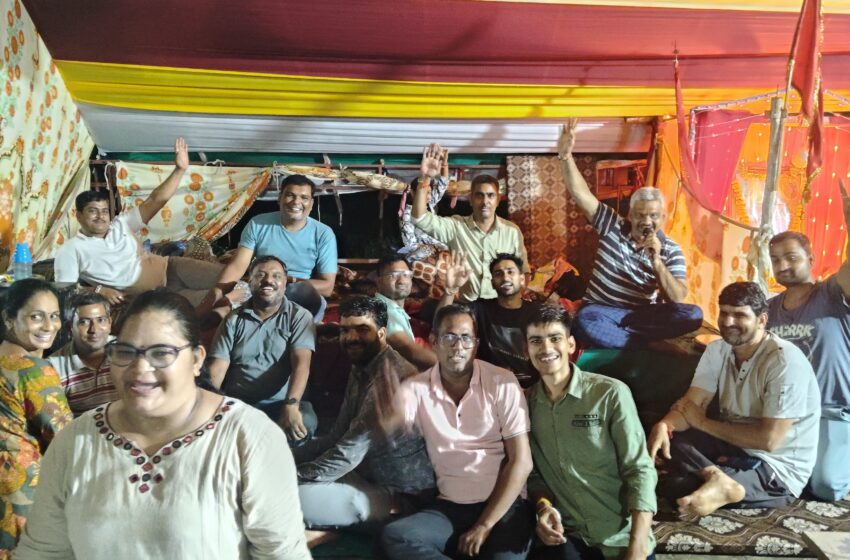 મા અંબાના સેવા કેમ્પમાં ધાણધા ફાટક પછી યાદગાર નાસ્તા અને ભોજન ભંડારો સેવા