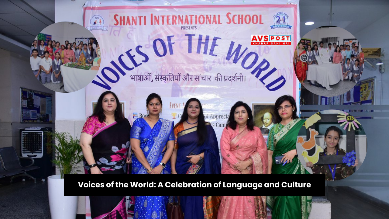 The school’s annual exhibition, Voices of the World