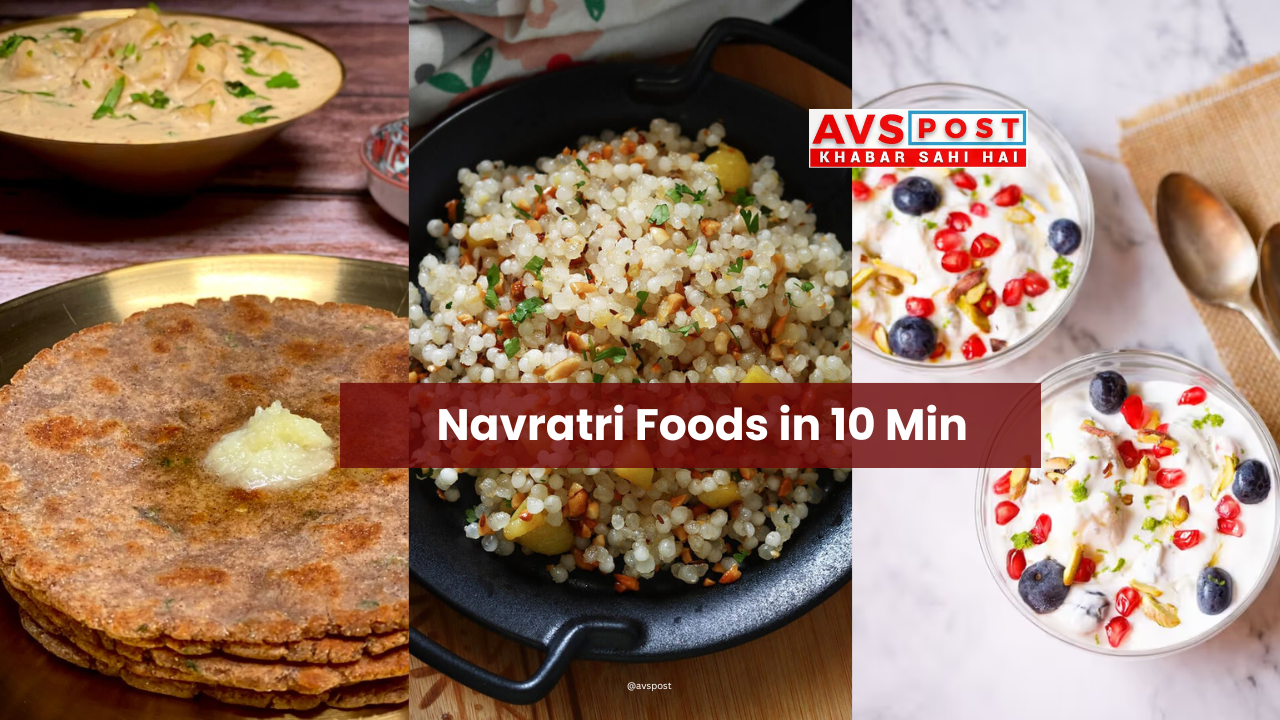 Navratri foods in 10 min