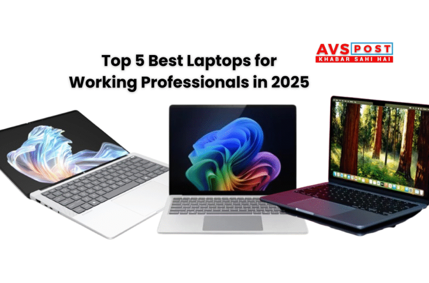 5 Best Laptops for Working Professionals in 2025 : Top Picks for Productivity & Portability