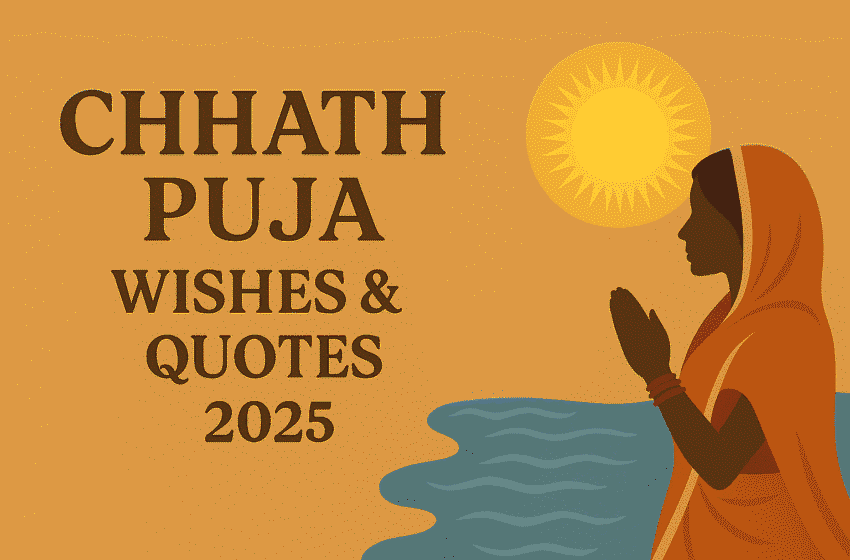 Chhath Puja Wishes & Quotes 2025 : सूर्य देव की कृपा से भरे ये हृदयस्पर्शी संदेश अपनों को भेजें