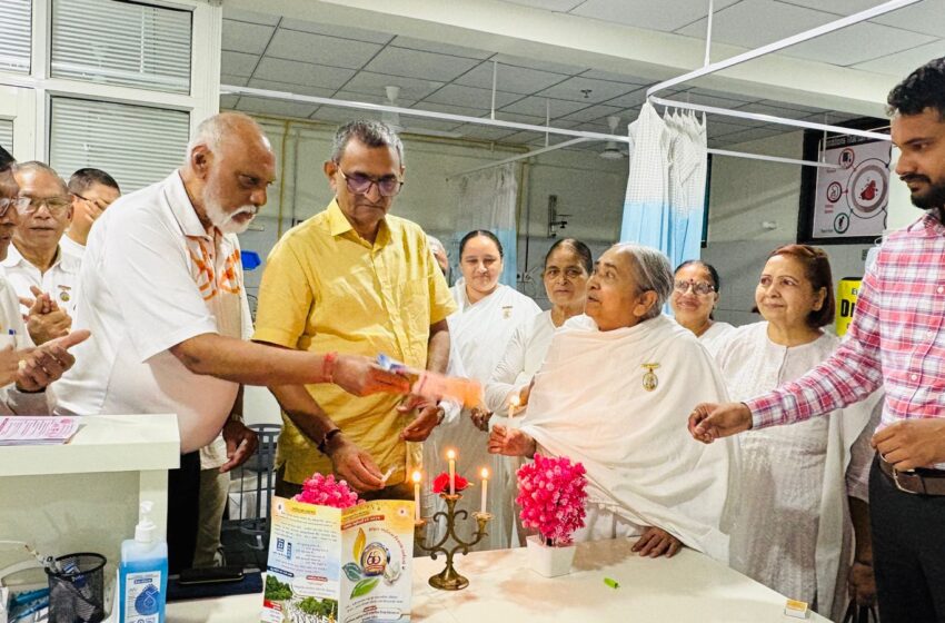  સાબરકાંઠામાં બિલિયન મિનિટ્સ ઓફ પીસ પ્રોજેક્ટ – શાંતીદાનનો કાર્યક્રમનો શુભારંભ થયો