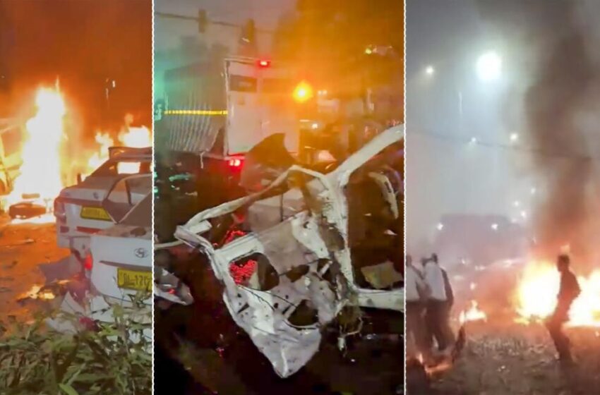  Delhi Red Fort Car Blast : दिल्ली के लाल किले के पास कार में धमाका,13 लोगों की मौत, कई घायल