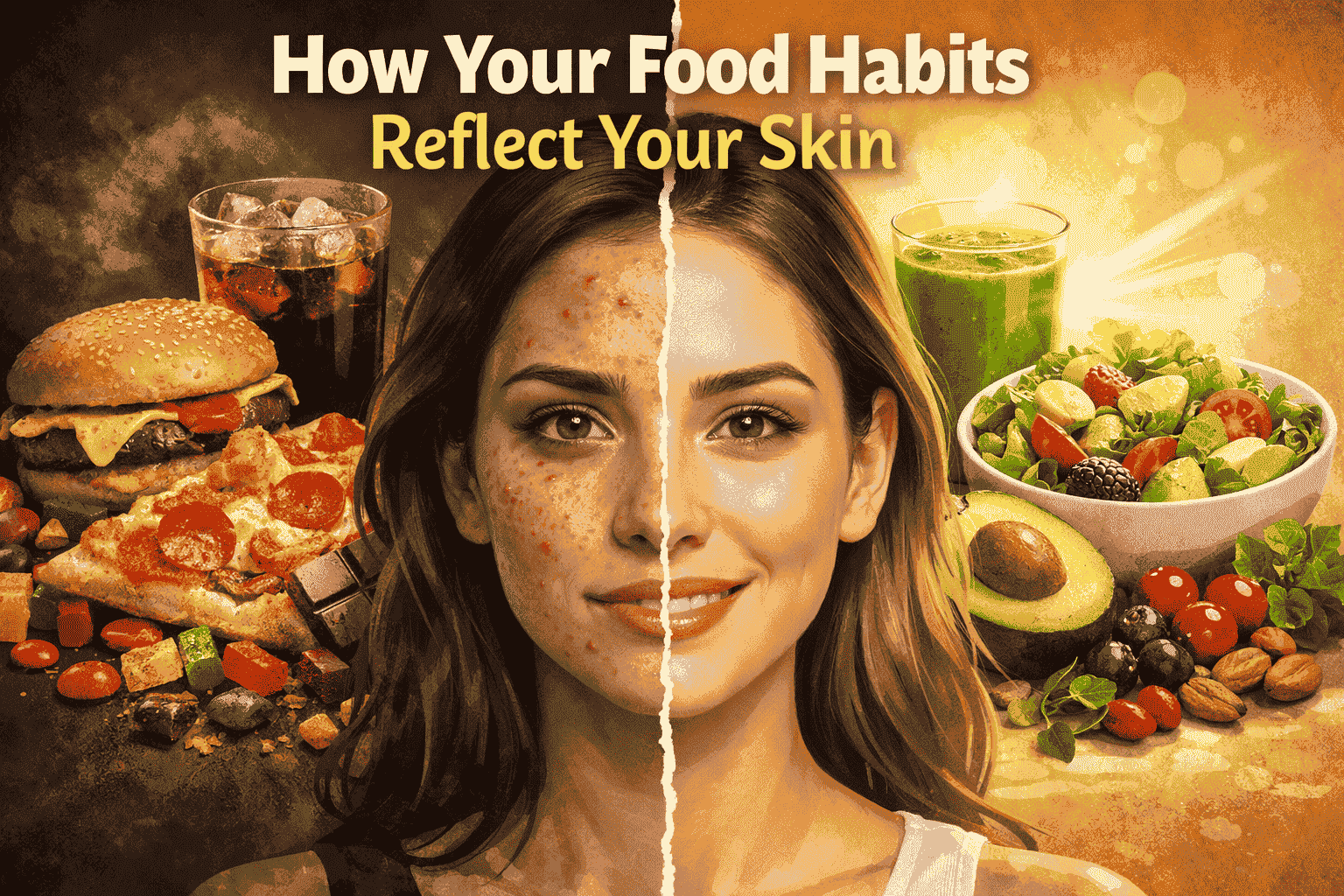 How Your Food Habits Reflect Your Skin