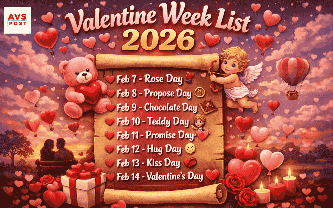 Valentine Week List 2026