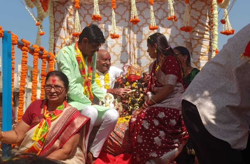 એકલારા ગામમાં મહાકાળી મંદિરનો પુનઃ પ્રાણ પ્રતિષ્ઠા મહોત્સવ…