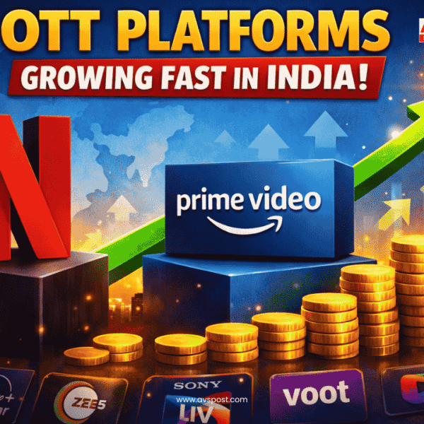OTT Platforms Growing Fast in India : Netflix and Prime on top