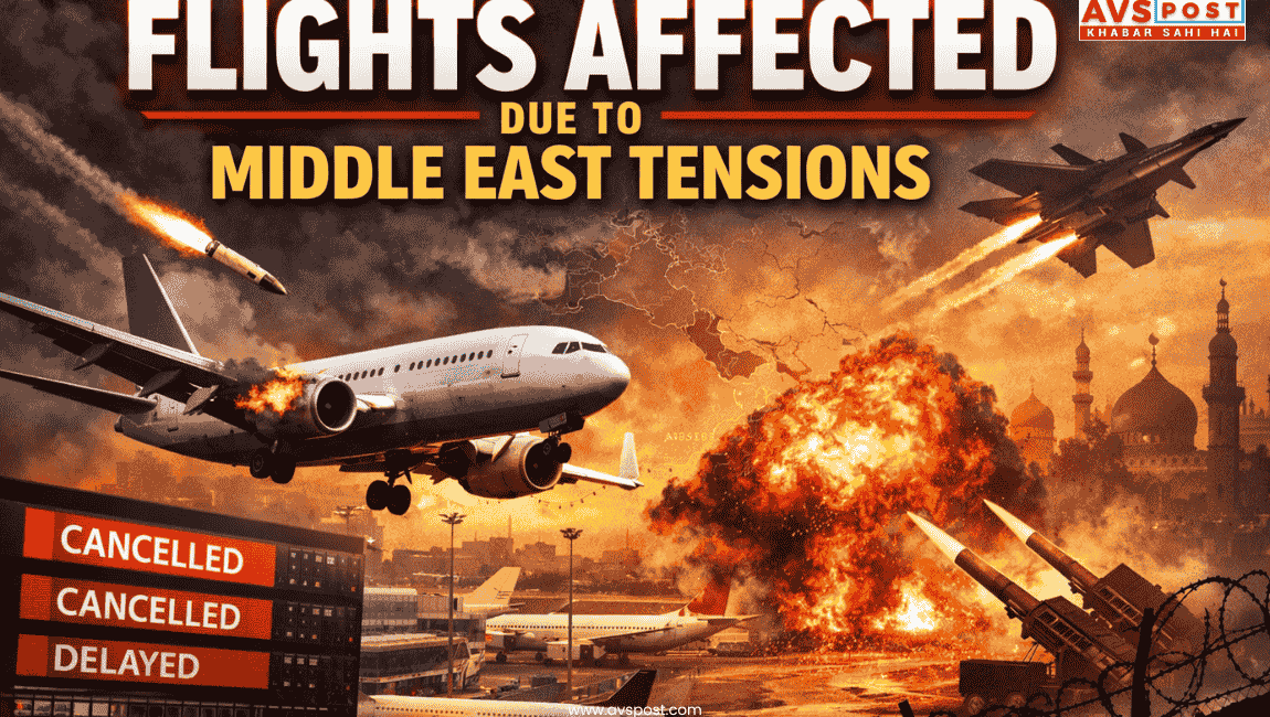 Flights affected due to Middle East tensions