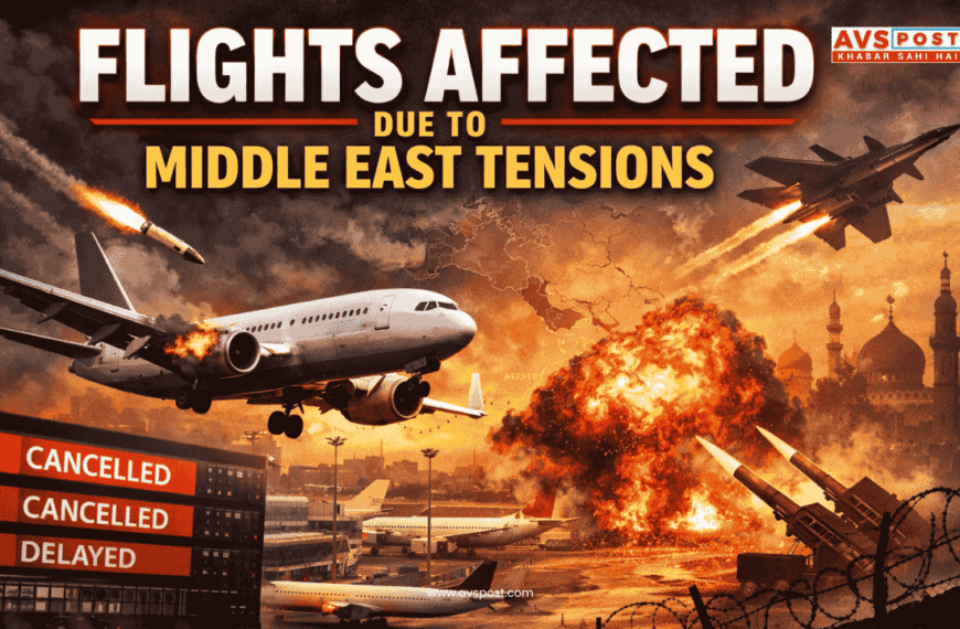 Flights affected due to Middle East tensions