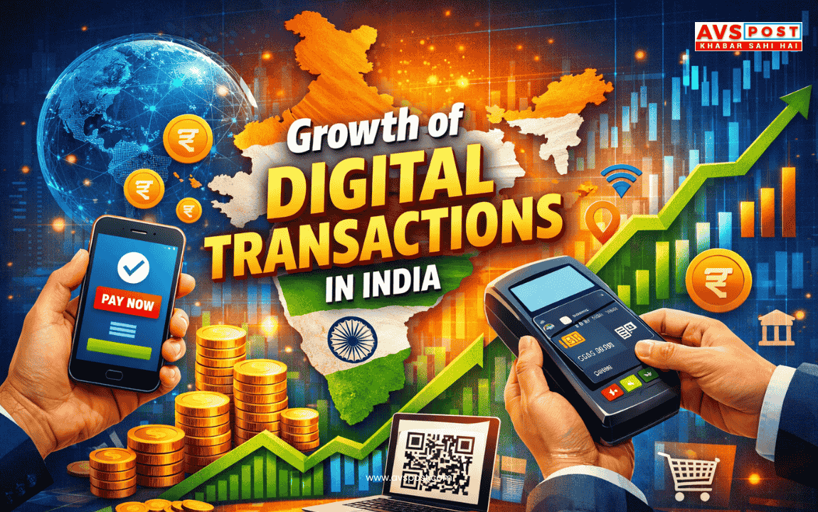 Growth of Digital Transactions In India : Cashless India A Growing Trend