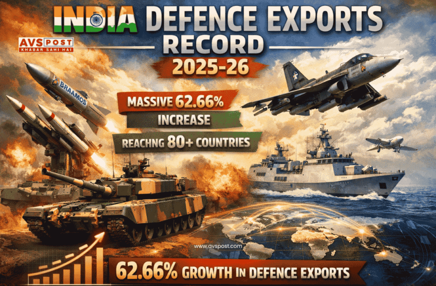 India Defence Exports Record 2025-26: Massive 62.66% increase, reaching 80+ countries