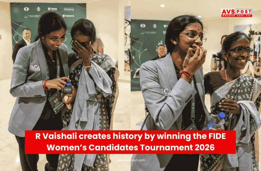 R. Vaishali Creates History : Wins the 2026 FIDE Women’s Candidates Tournament