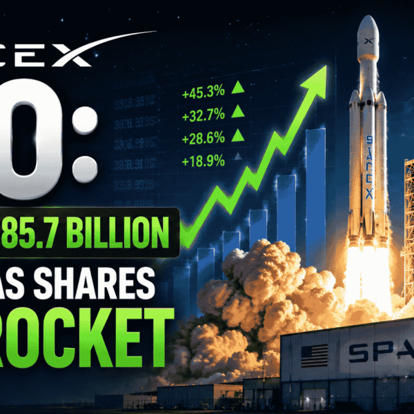 SpaceX IPO: Record $85.7 Billion Raised as Shares Skyrocket