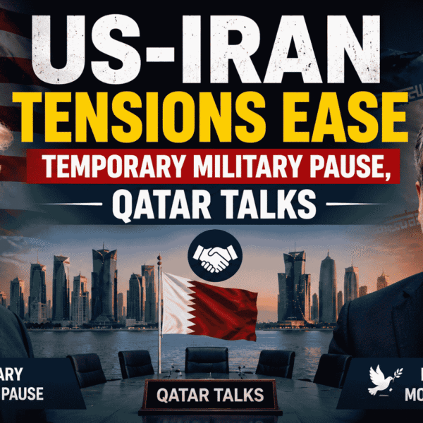 US-Iran Tensions Ease : Temporary Halt on Military Action After High-Level Qatar Talks