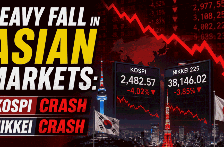 Heavy Fall in Asian Markets : Kospi and Nikkei Crash; Oil Prices Rise Due to US-Iran Tensions