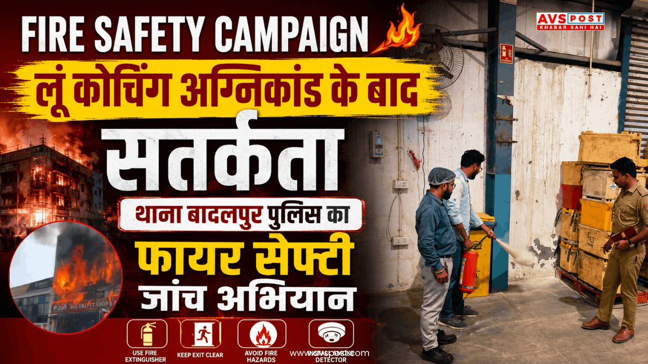 Fire safety campaign : Lucknow coaching fire tragedy