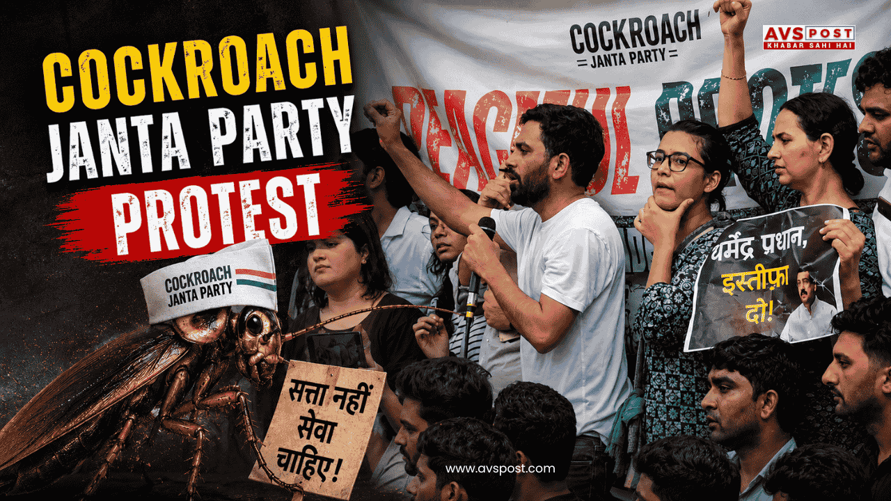 Cockroach Janta Party Protest