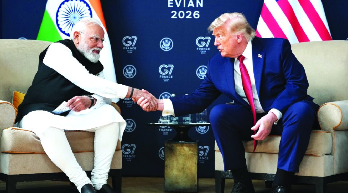 Modi-Trump meeting at the G7