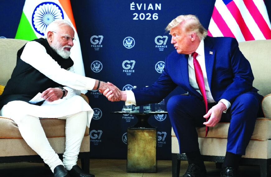 Modi-Trump meeting at the G7