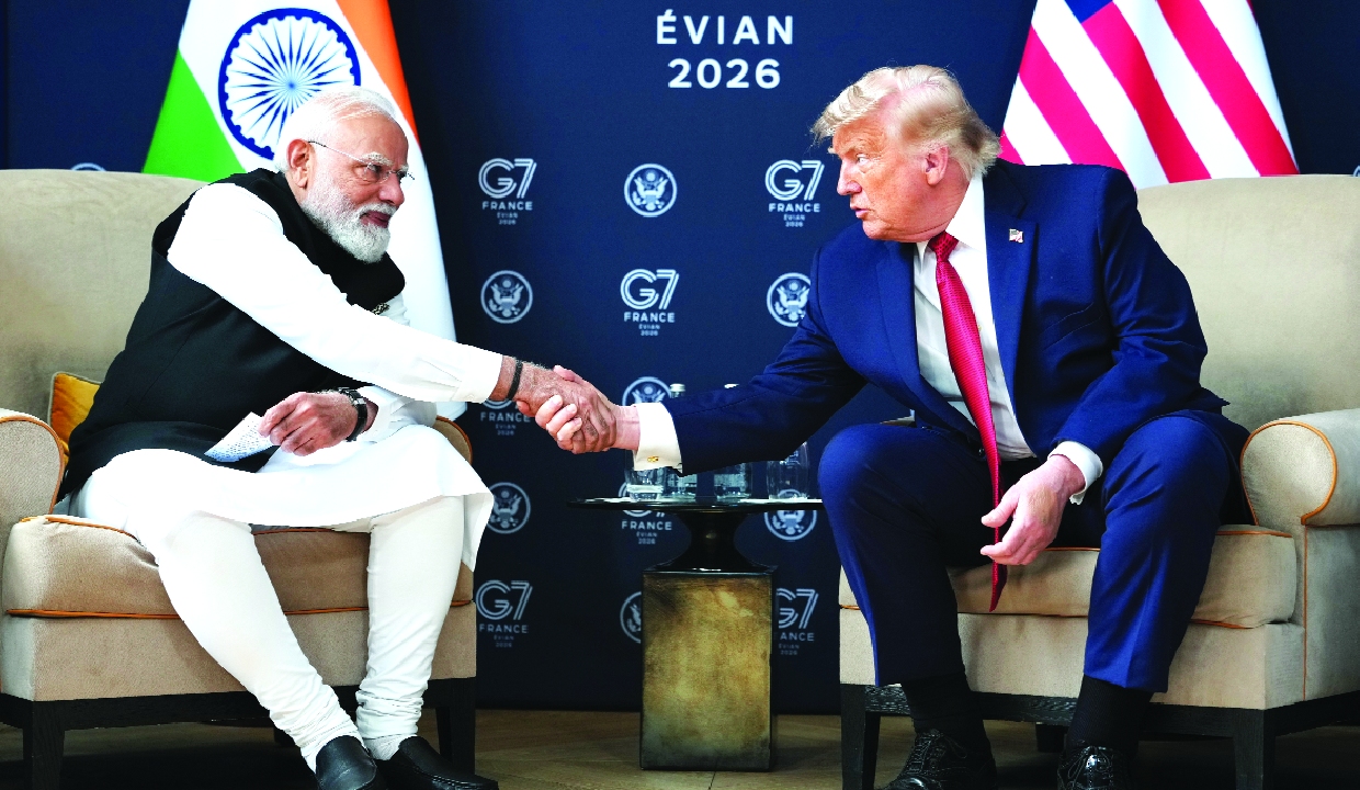 Modi-Trump meeting at the G7