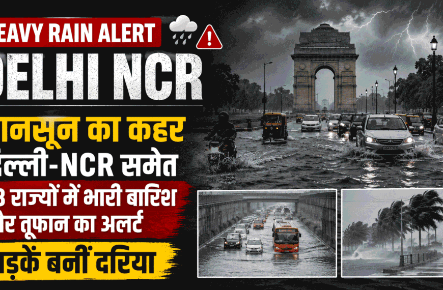 Heavy Rain Alert Delhi NCR