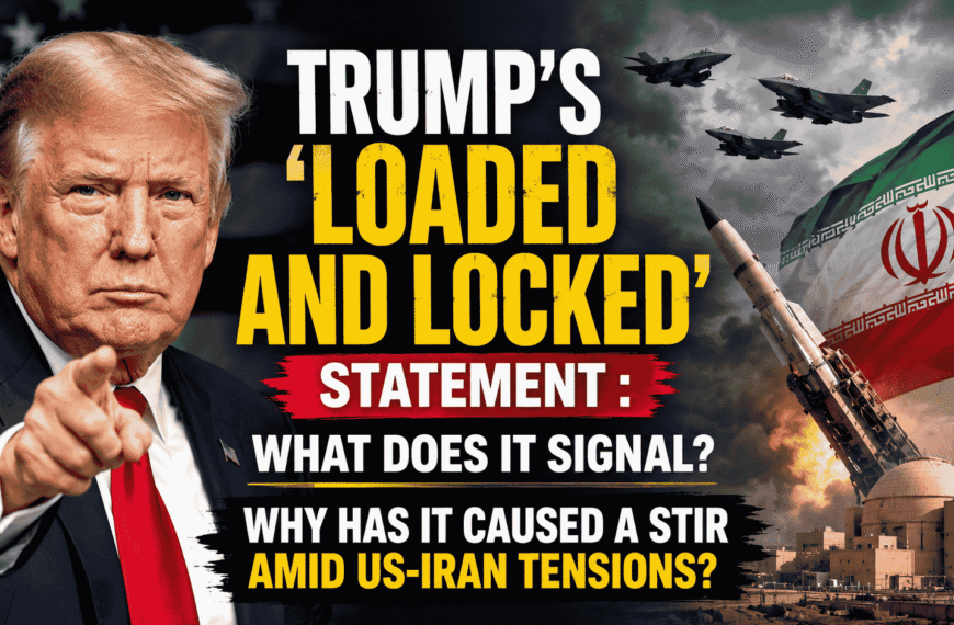 Trump's 'Loaded and Locked' Statement