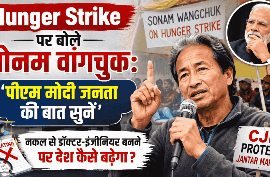 Hunger Strike पर बोले सोनम वांगचुक: 'पीएम मोदी जनता की बात सुनें', नकल से डॉक्टर-इंजीनियर बनने पर देश कैसे बढ़ेगा?
