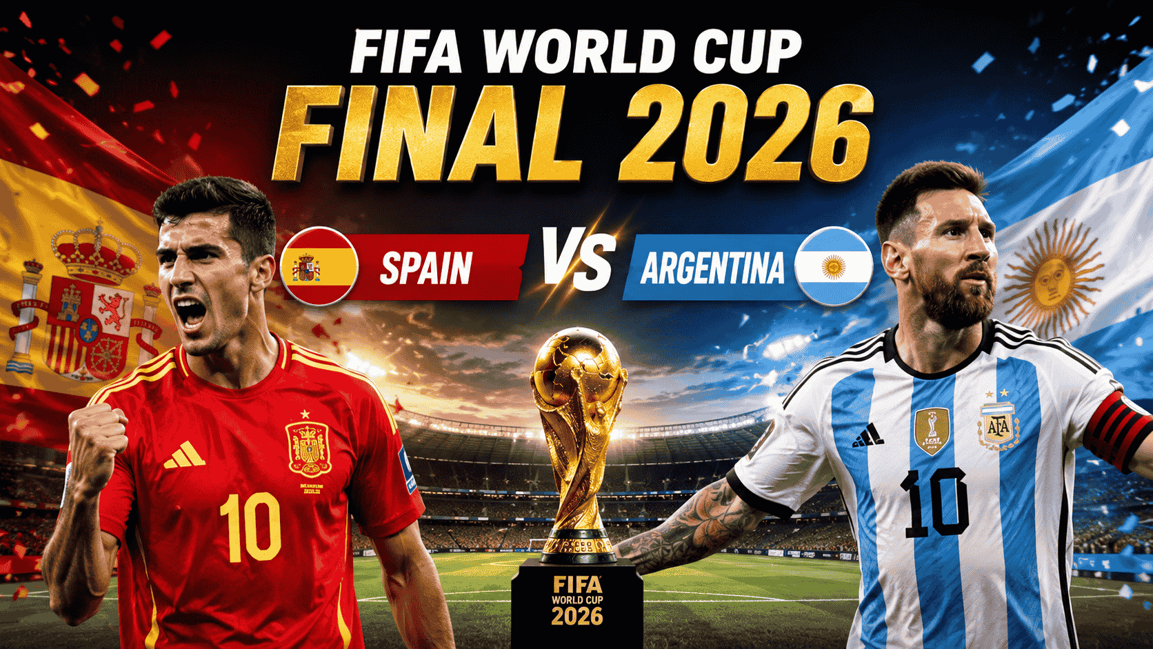 FIFA World Cup Final 2026: Spain vs Argentina