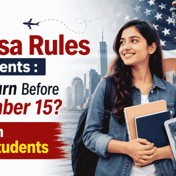 New US Visa Rules for Students : Why Return Before September 15? Impact on Indian Students