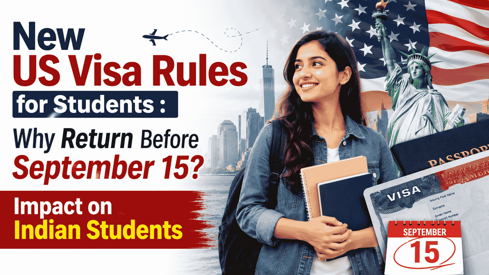 New US Visa Rules for Students : Why Return Before September 15? Impact on Indian Students
