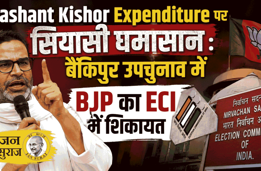 Prashant Kishor Expenditure पर सियासी घमासान : बैंकिपुर उपचुनाव में BJP का ECI में शिकायत