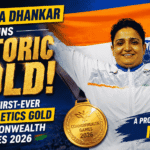 Sharmila Dhankar Wins Historic Gold : India’s First-Ever Para Athletics Gold at Commonwealth Games 2026
