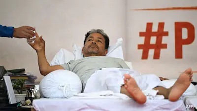 Sonam Wangchuk's hunger strike receives support in the US; protest held outside the Indian Embassy in Washington.