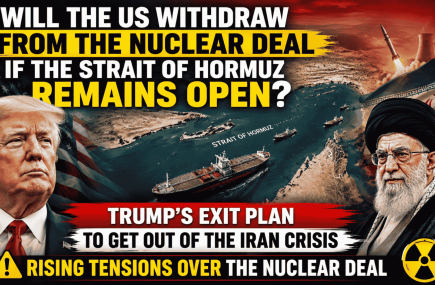 Will the US withdraw from the nuclear deal if the Strait of Hormuz remains open? Trump’s exit plan to get out of the Iran crisis; rising tensions over