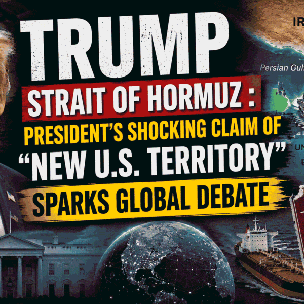 Trump Strait of Hormuz : President’s Shocking Claim of “NEW U.S. Territory” Sparks Global Debate
