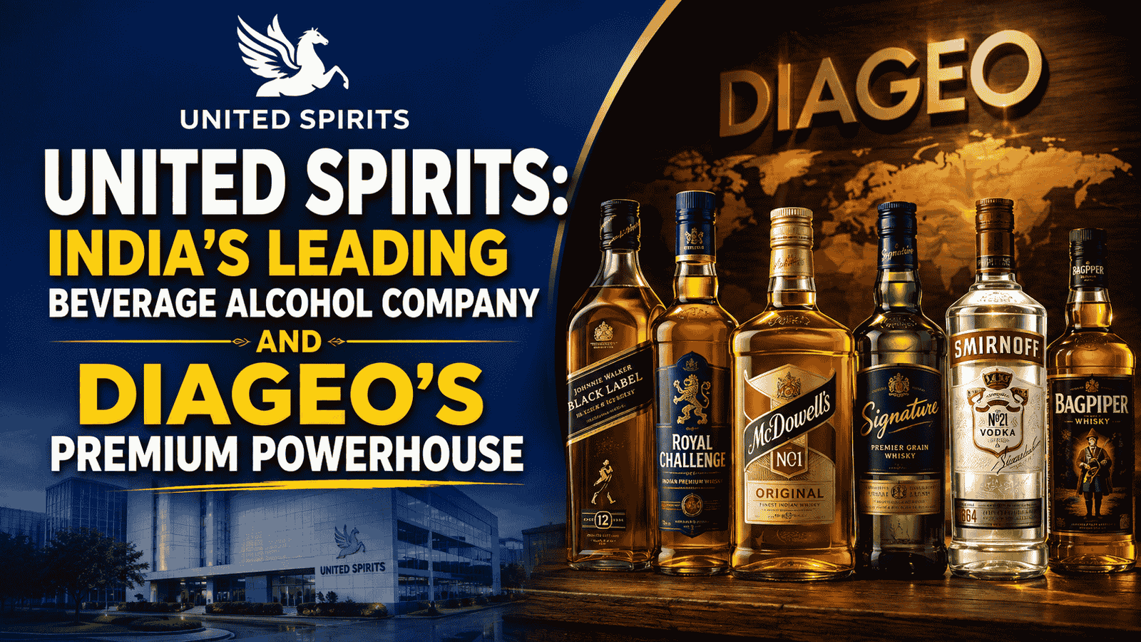 United Spirits : India’s Leading Beverage Alcohol Company and Diageo’s Premium Powerhouse