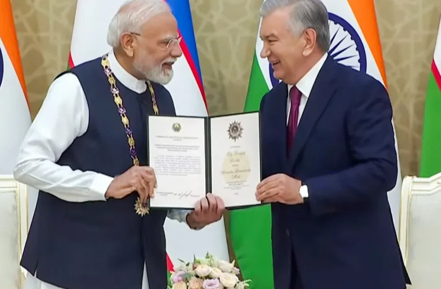PM Modi Awarded Uzbekistan’s Highest Honour