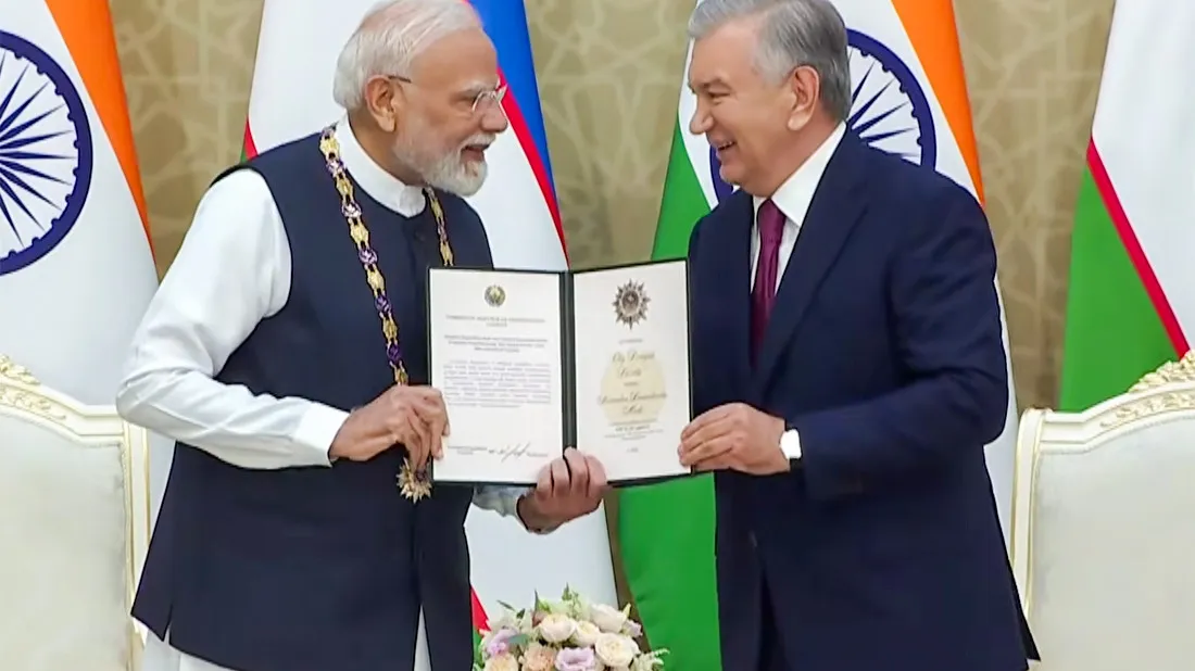 PM Modi Awarded Uzbekistan’s Highest Honour